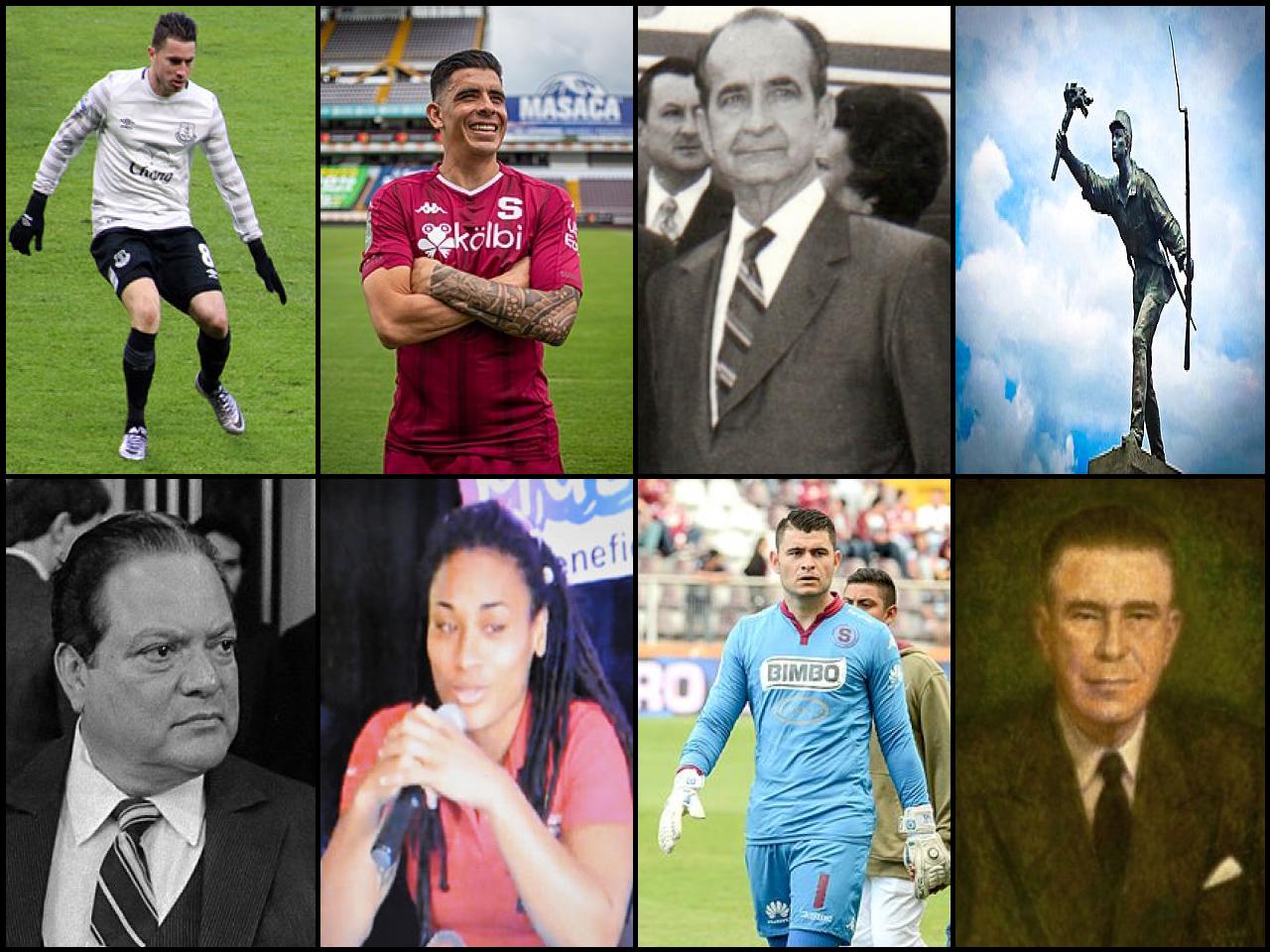 List of Famous people born in Alajuela Province, Costa Rica