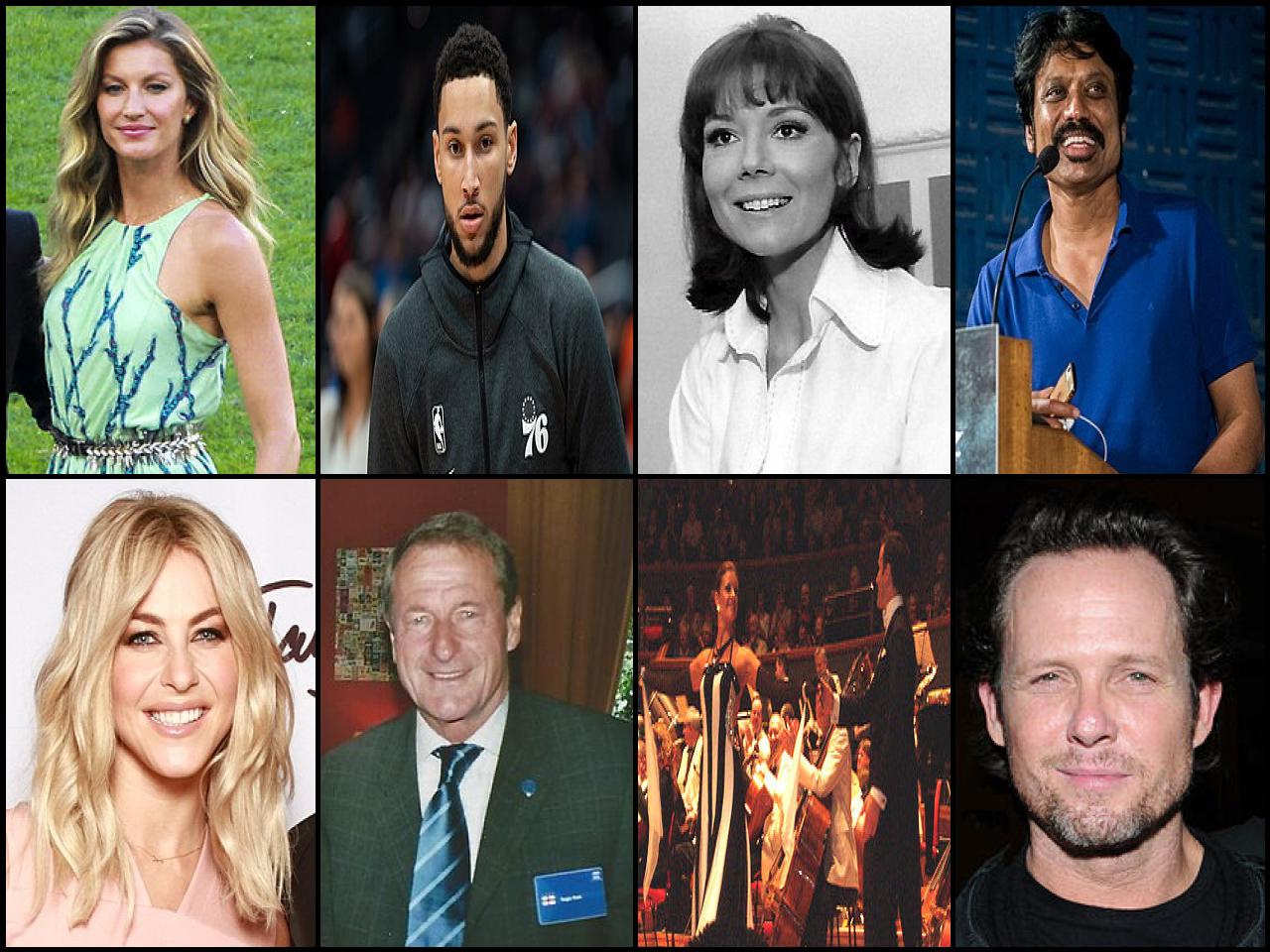 List of Famous people born on July 20th