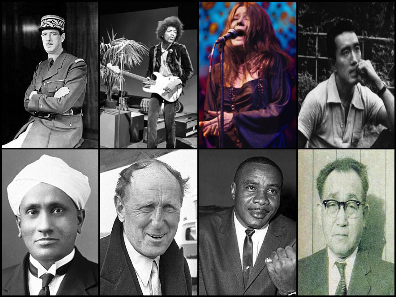 List of Famous people who died in 1970