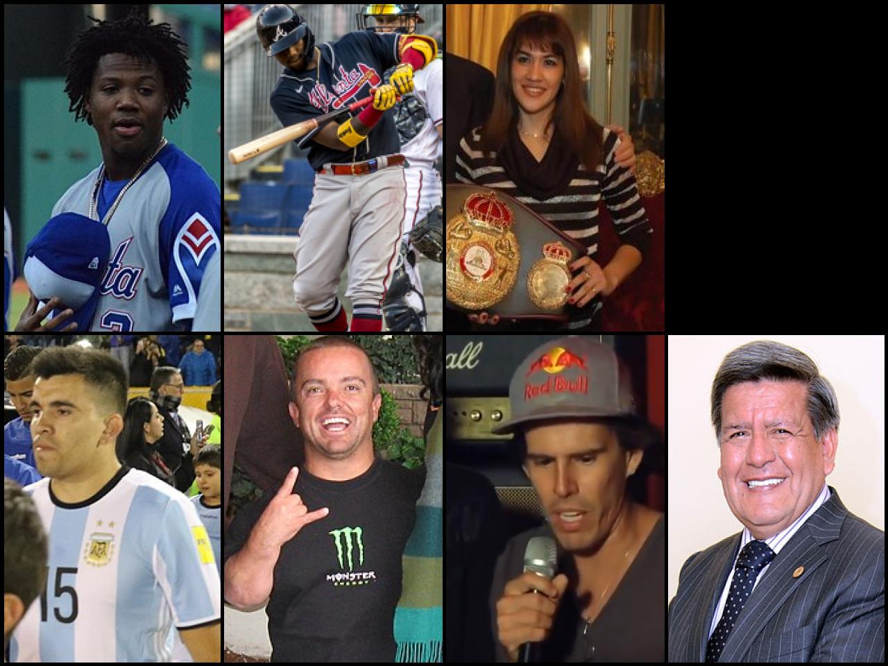 Famous People with surname Acuna