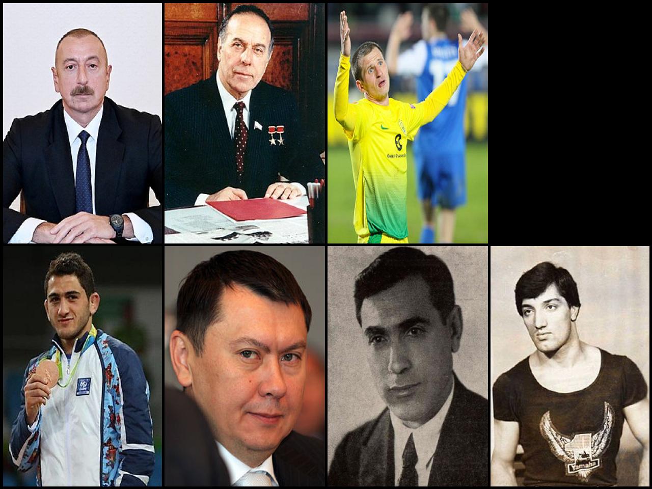 Famous People with surname Aliyev