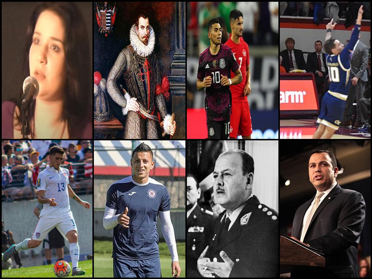 Famous People with surname Alvarado