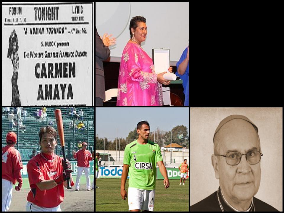 Famous People with surname Amaya