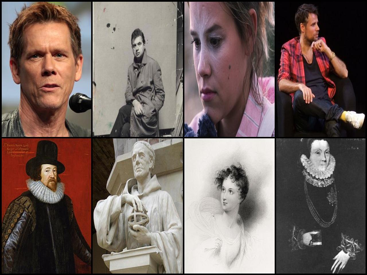 Famous People with surname Bacon