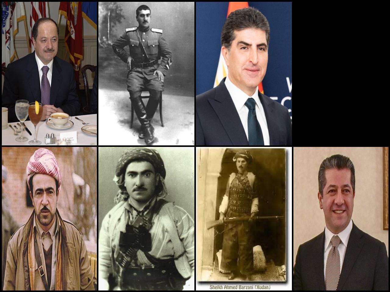 Famous People with surname Barzani