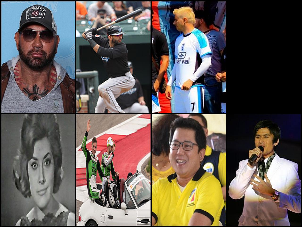 Famous People with surname Bautista