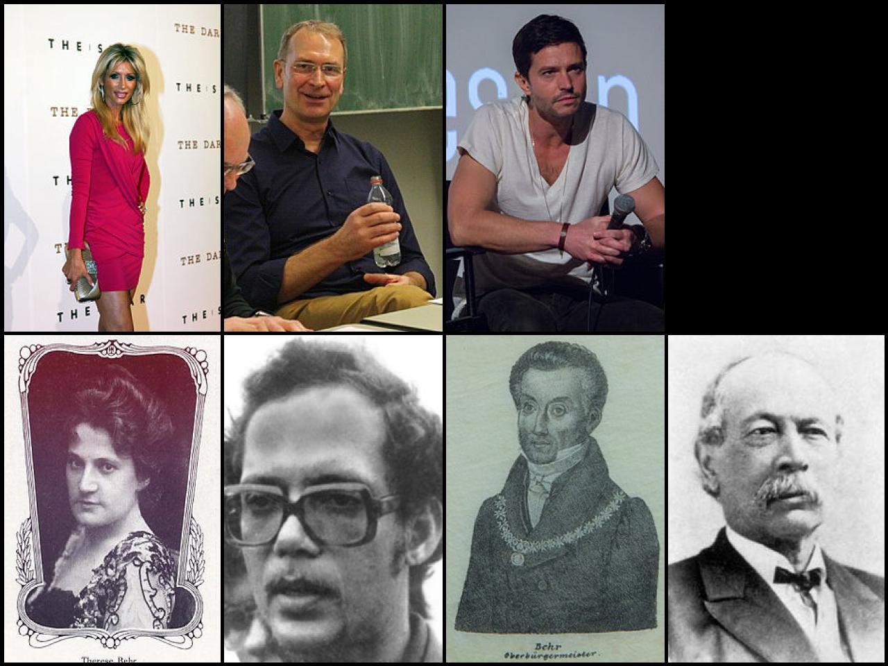 Famous People with surname Behr
