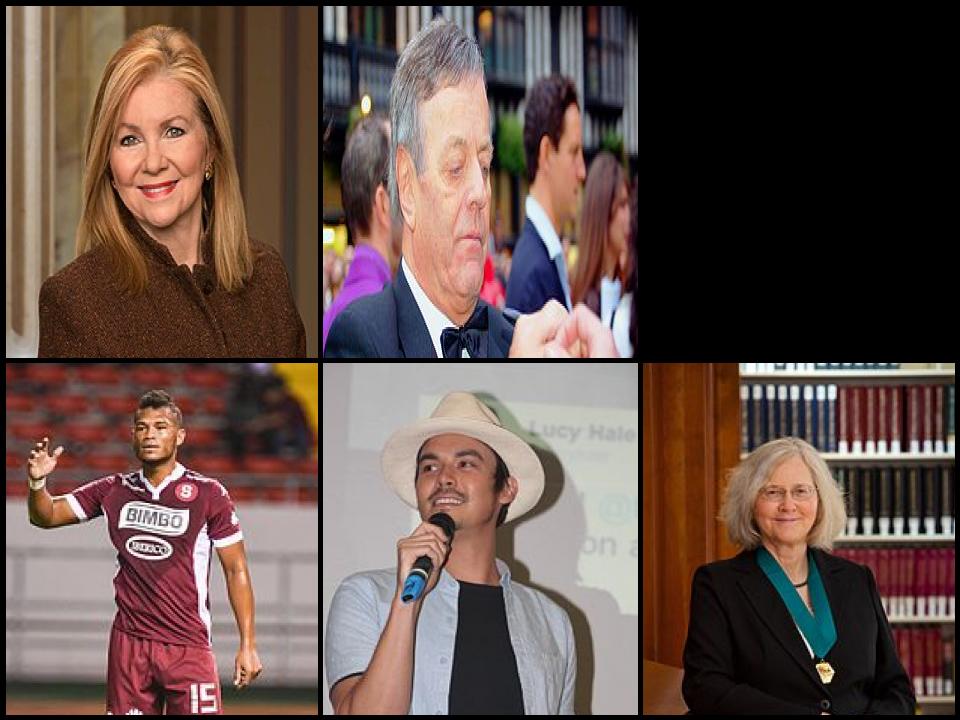 Famous People with surname Blackburn