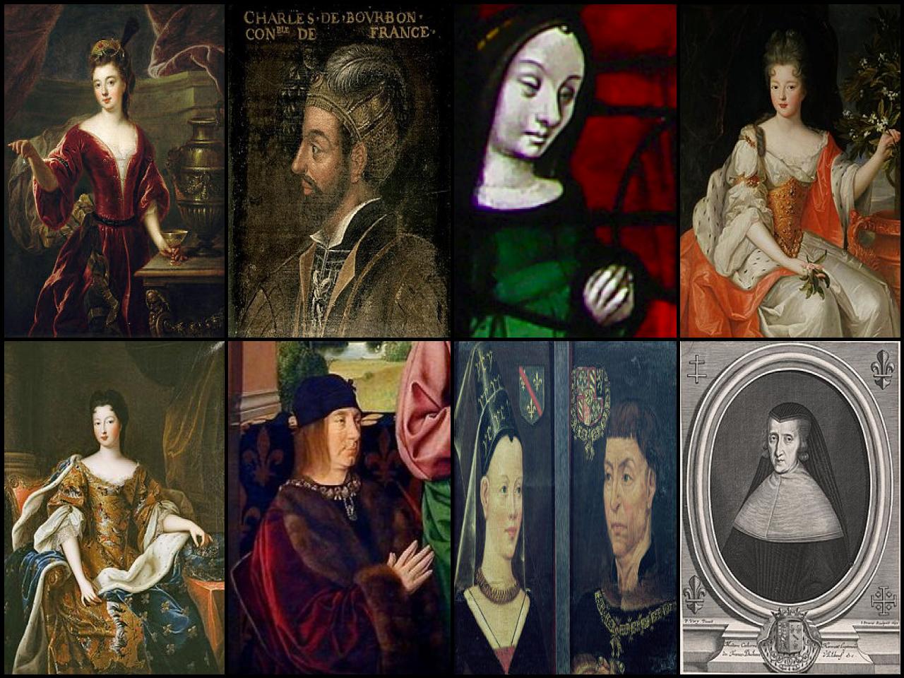 Famous People with surname Bourbon