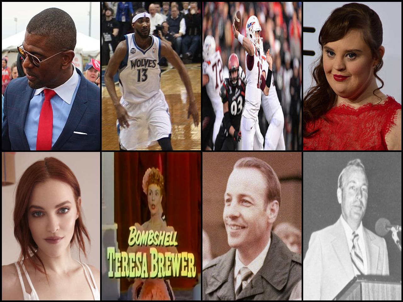 Famous People with surname Brewer