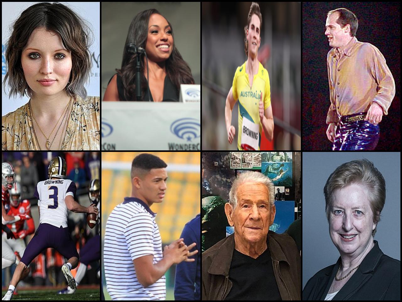 Famous People with surname Browning