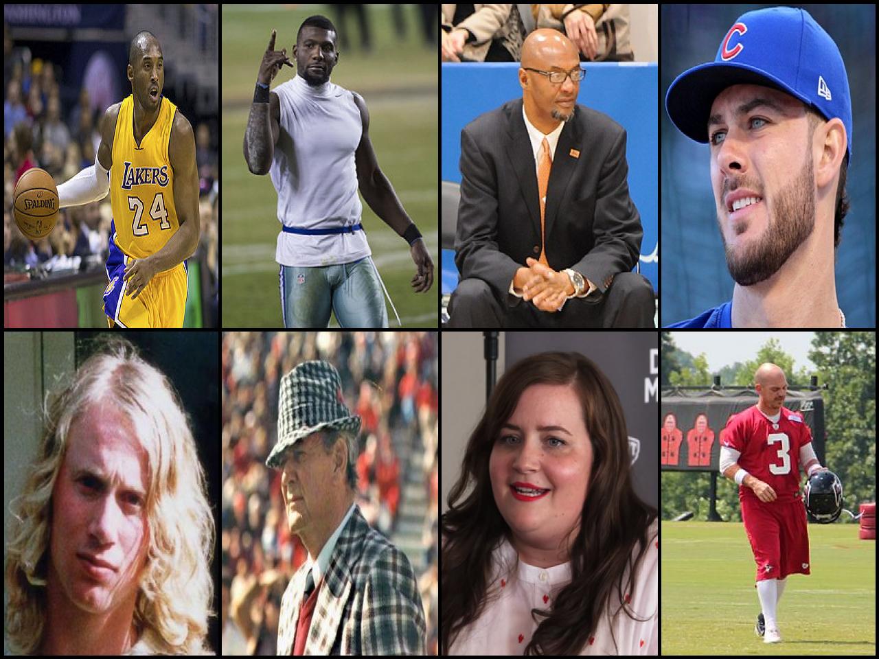 Famous People with surname Bryant