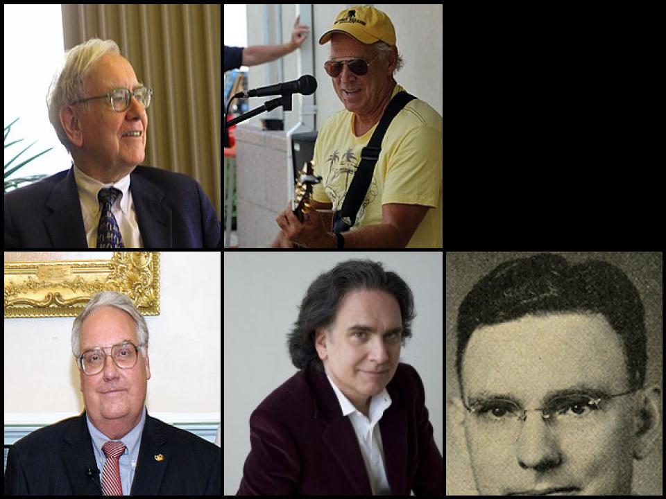 Famous People with surname Buffett