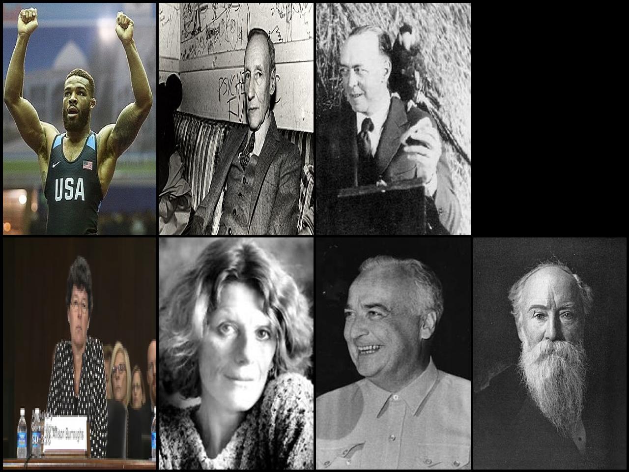 Famous People with surname Burroughs