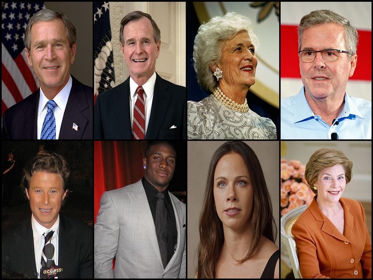 Famous People with surname Bush