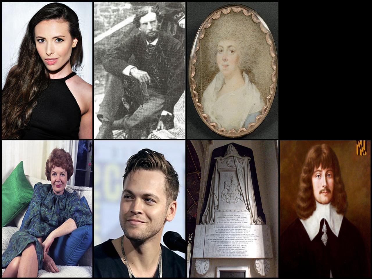 Famous People with surname Calvert