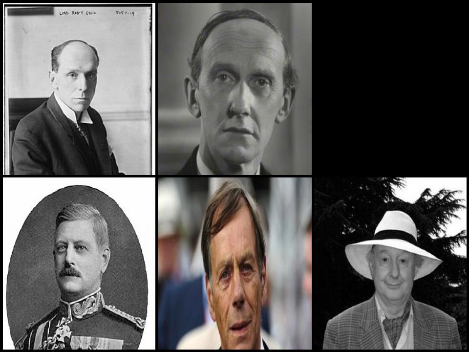 Famous People with surname Cecil