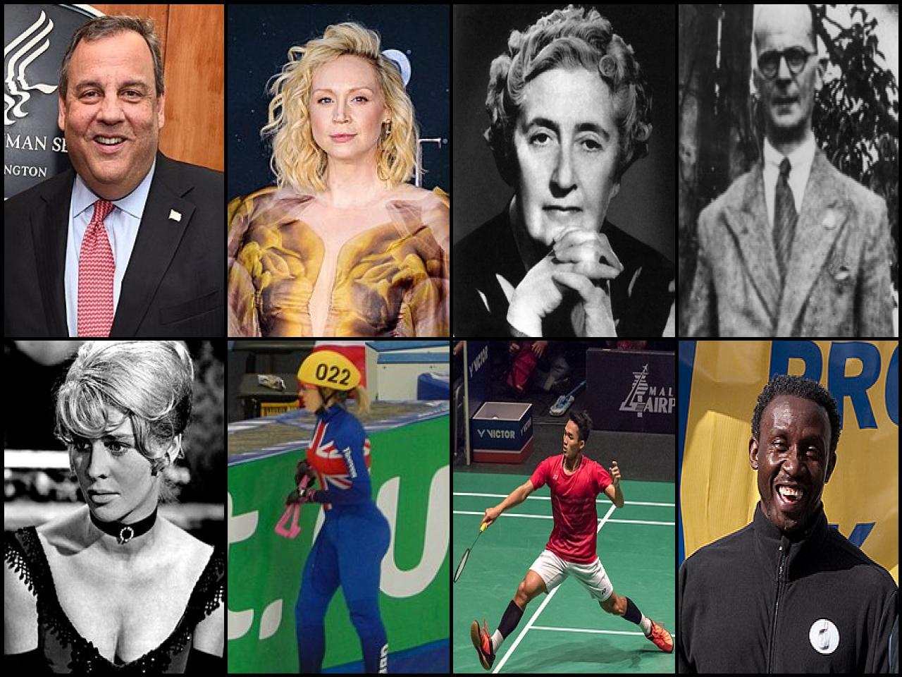 Famous People with surname Christie