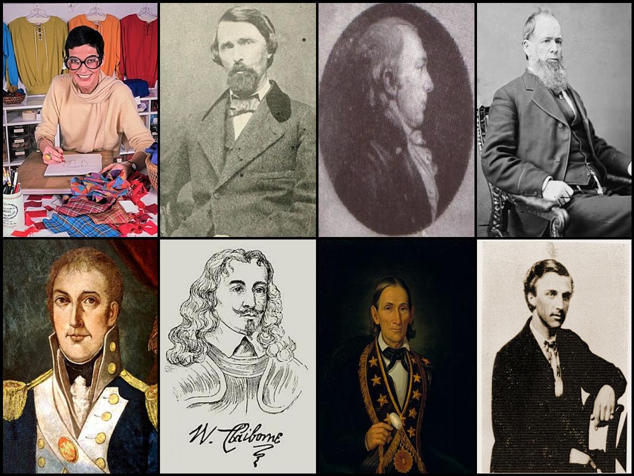 Famous People with surname Claiborne