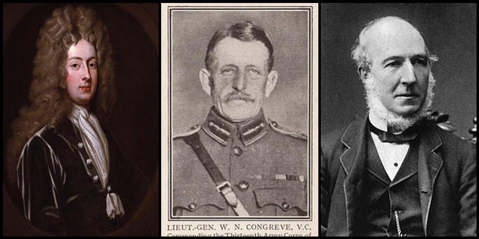 Famous People with surname Congreve