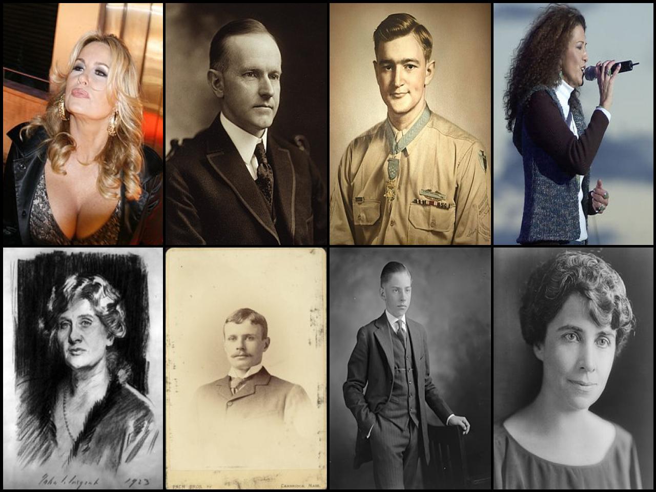 Famous People with surname Coolidge