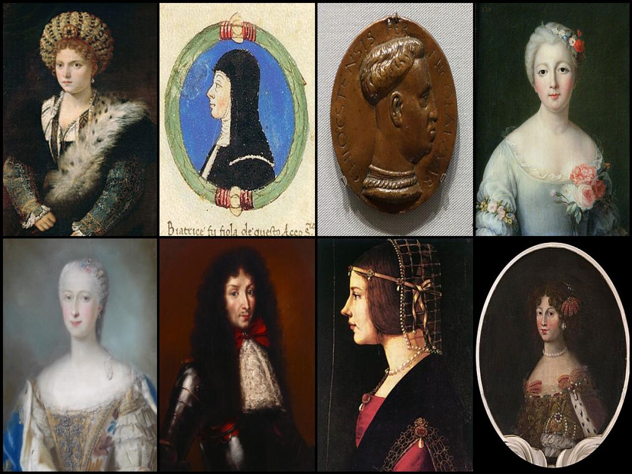 Famous People with surname D'este