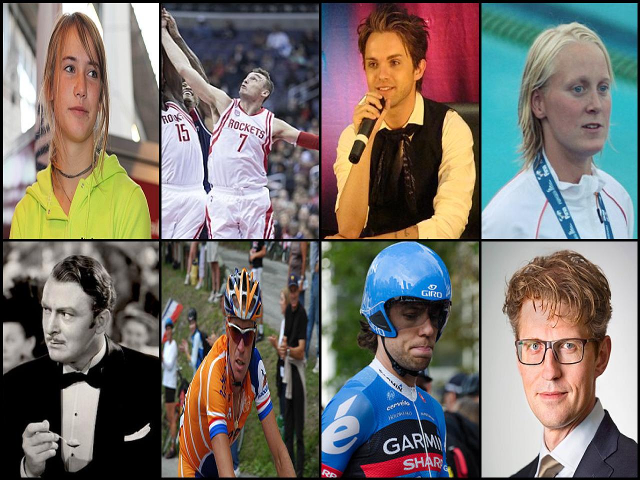 Famous People with surname Dekker