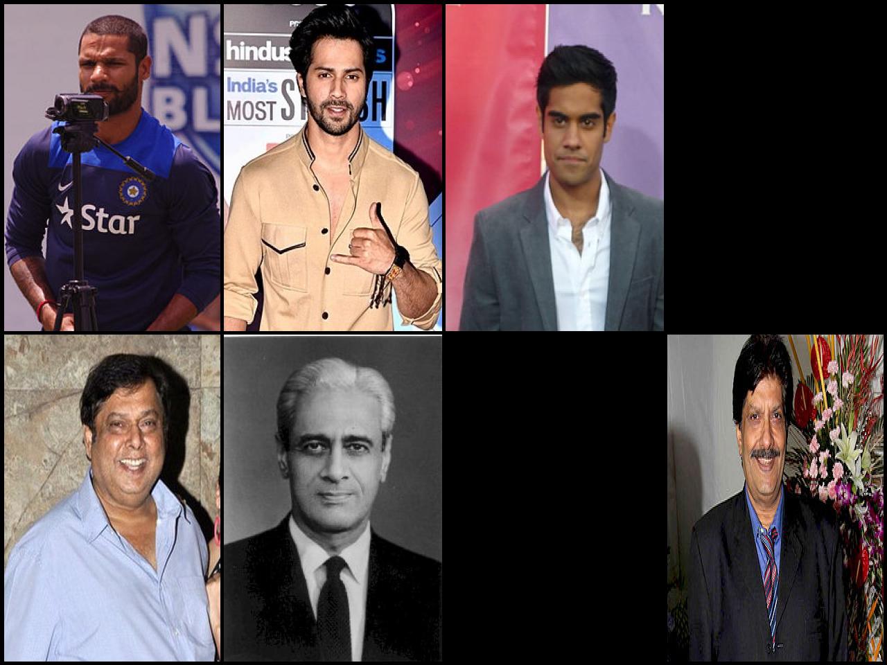 Famous People with surname Dhawan