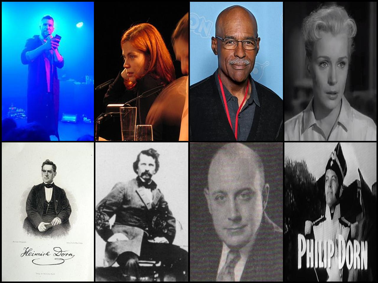 Famous People with surname Dorn