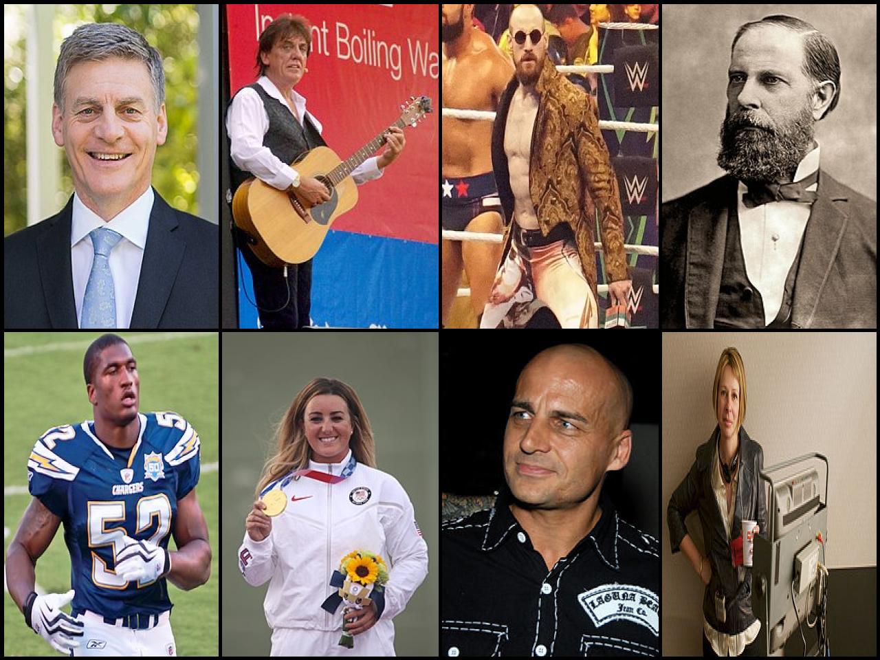 Famous People with surname English