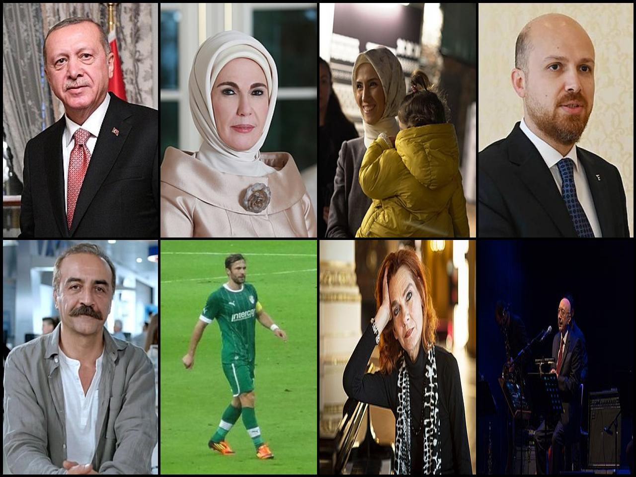 Famous People with surname Erdoğan