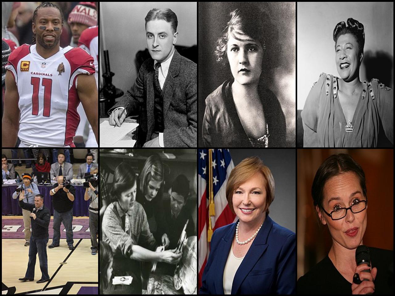 Famous People with surname Fitzgerald