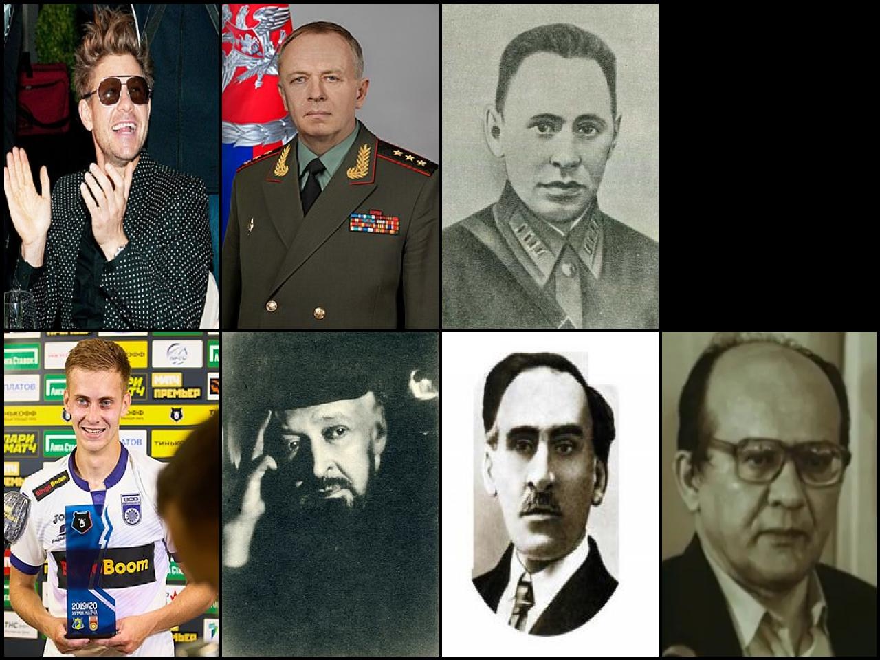 Famous People with surname Fomin