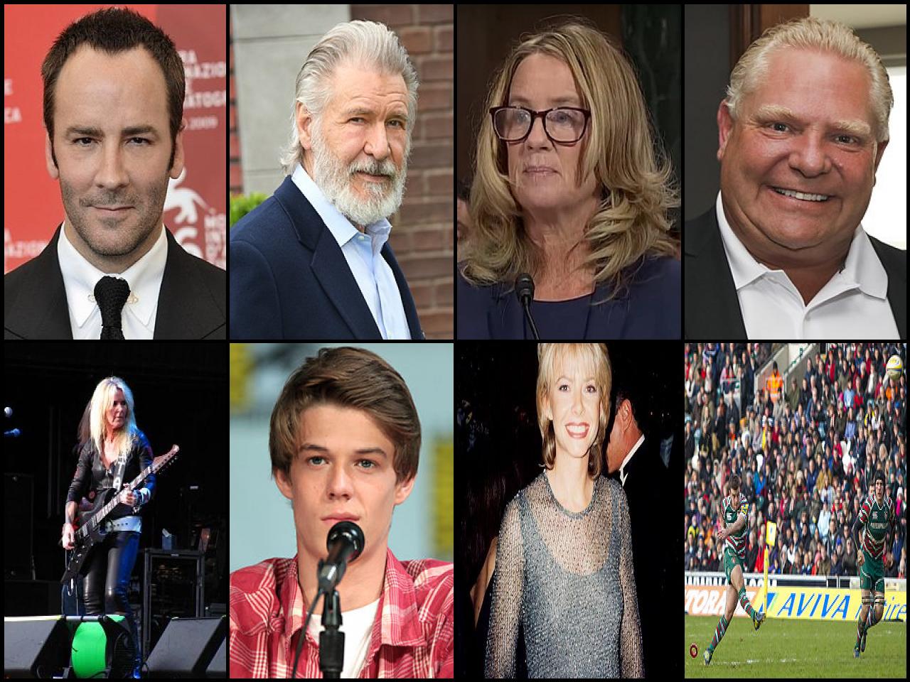 Famous People with surname Ford