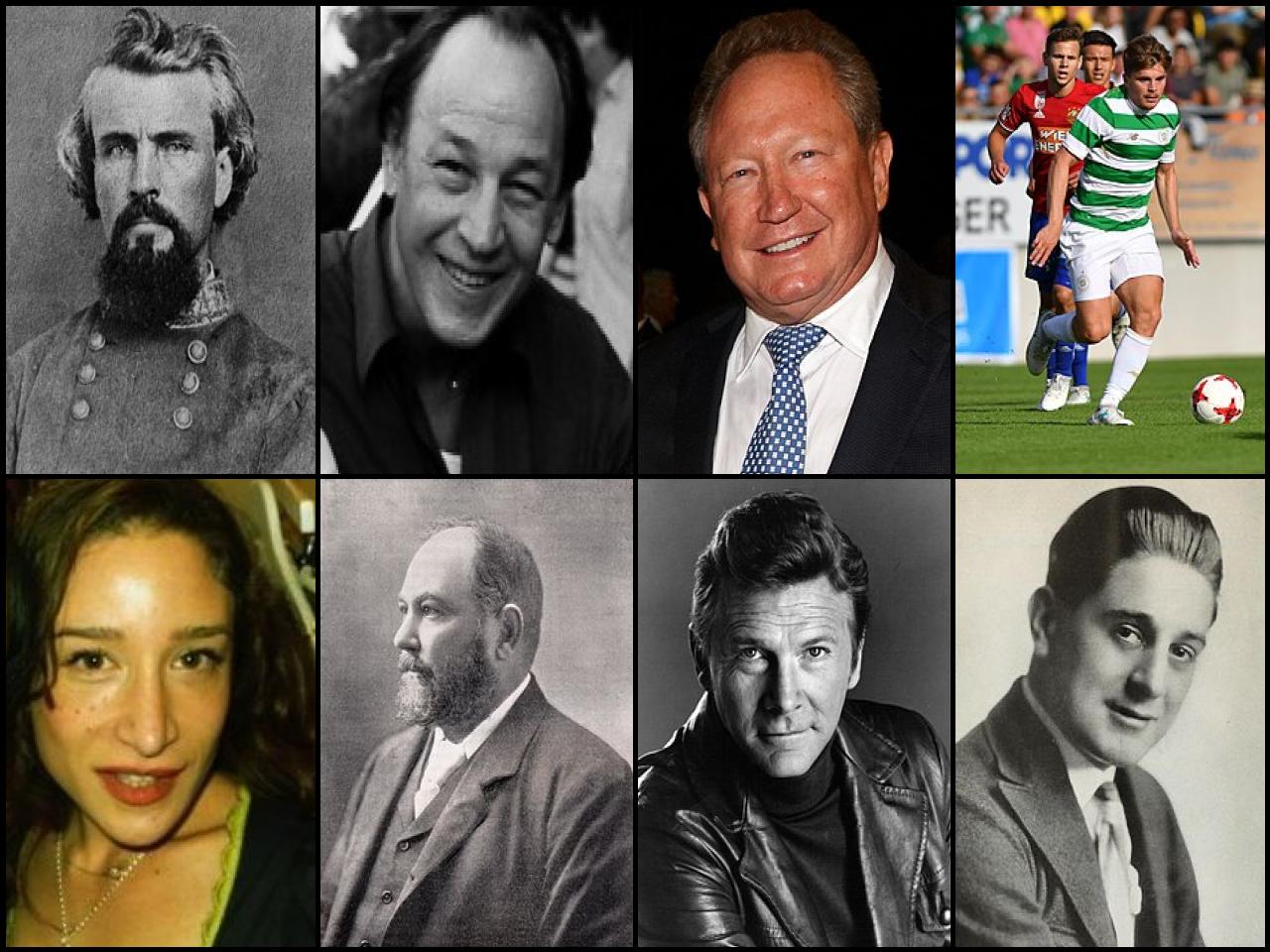 Famous People with surname Forrest