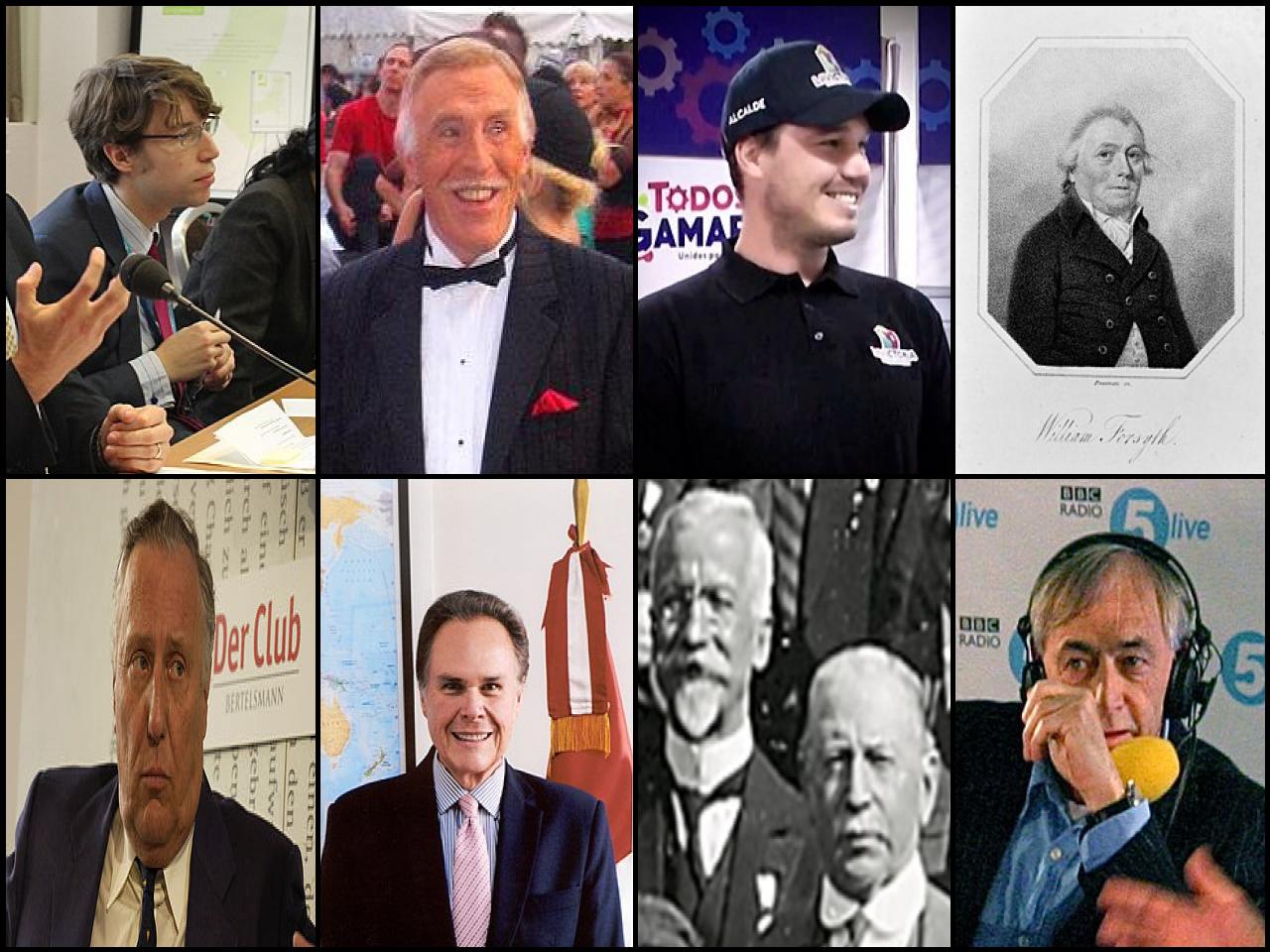 Famous People with surname Forsyth