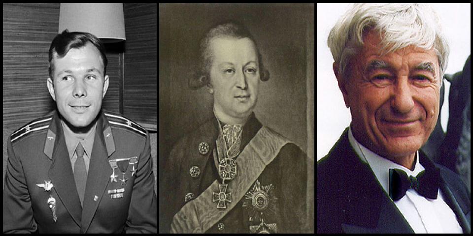 Famous People with surname Gagarin