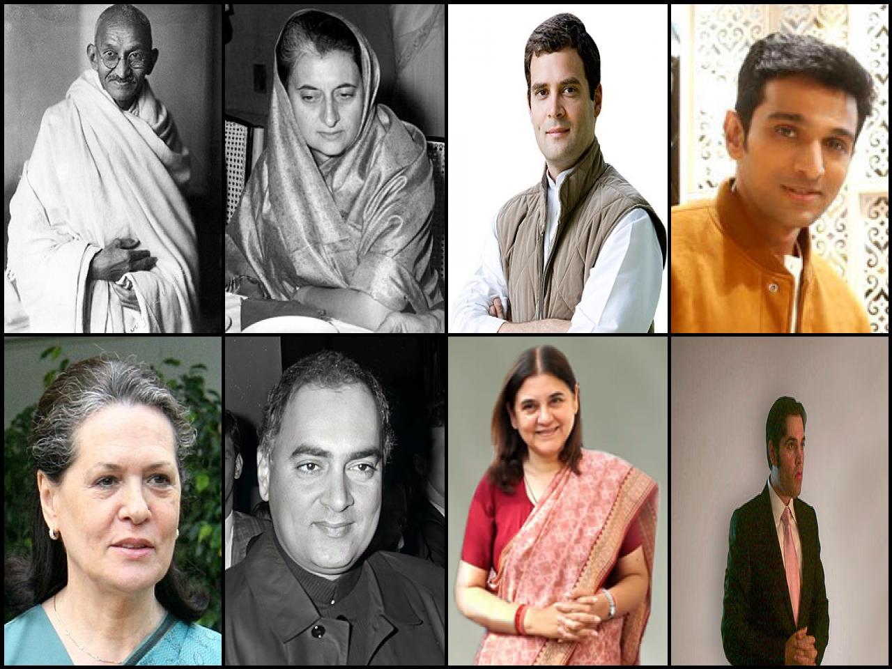 Famous People with surname Gandhi