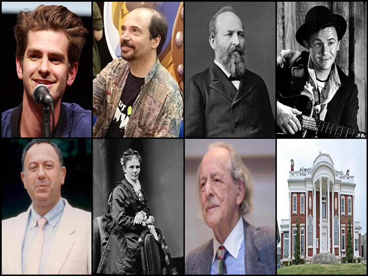 Famous People with surname Garfield