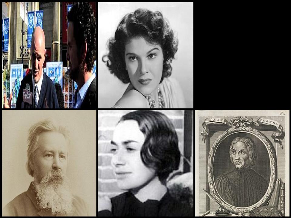 Famous People with surname Gerson