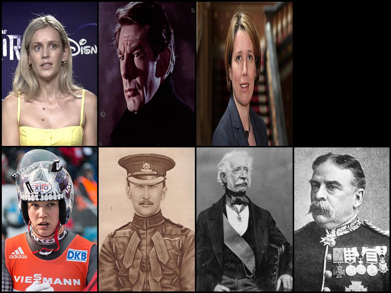 Famous People with surname Gough