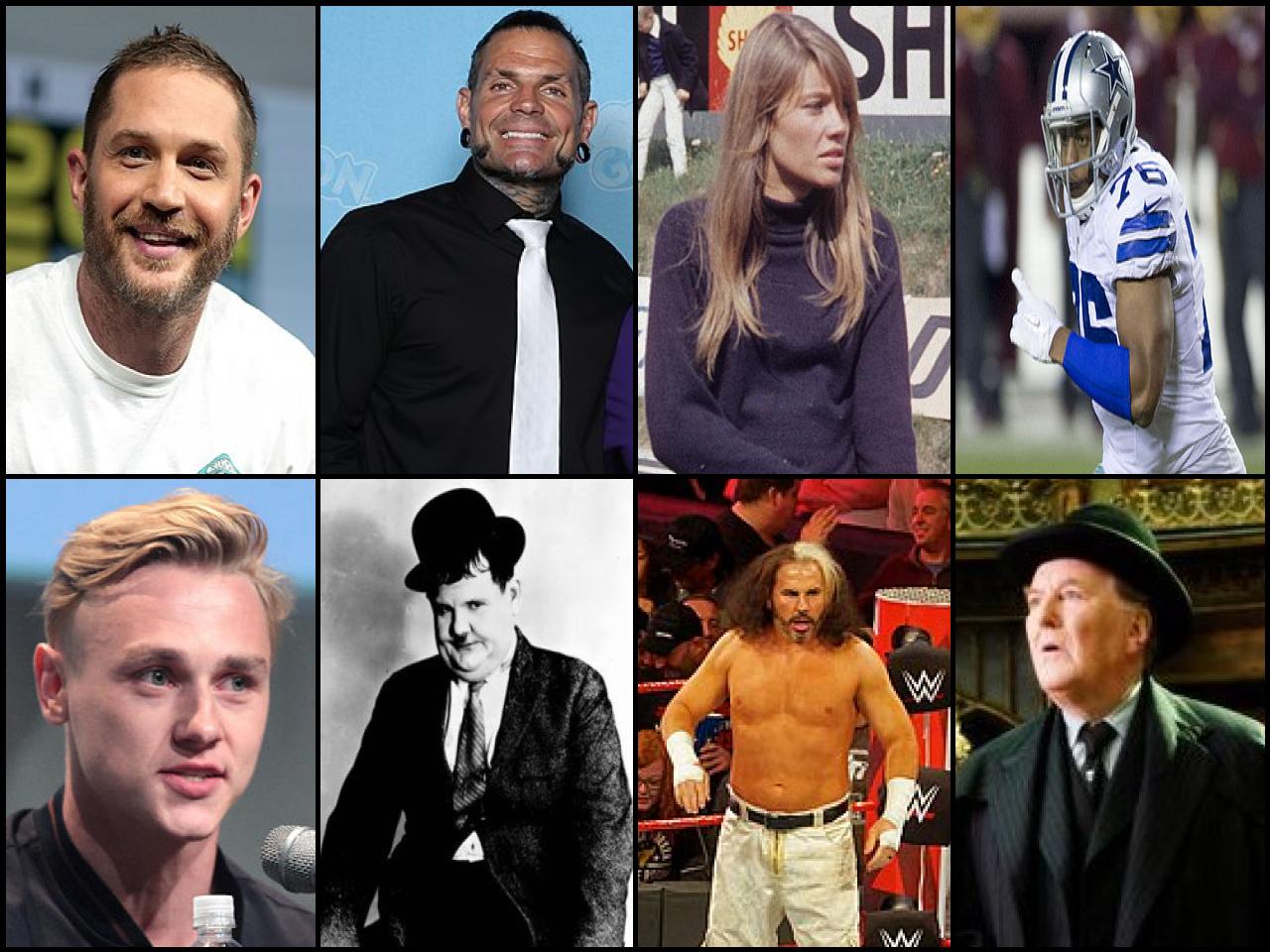 Famous People with surname Hardy