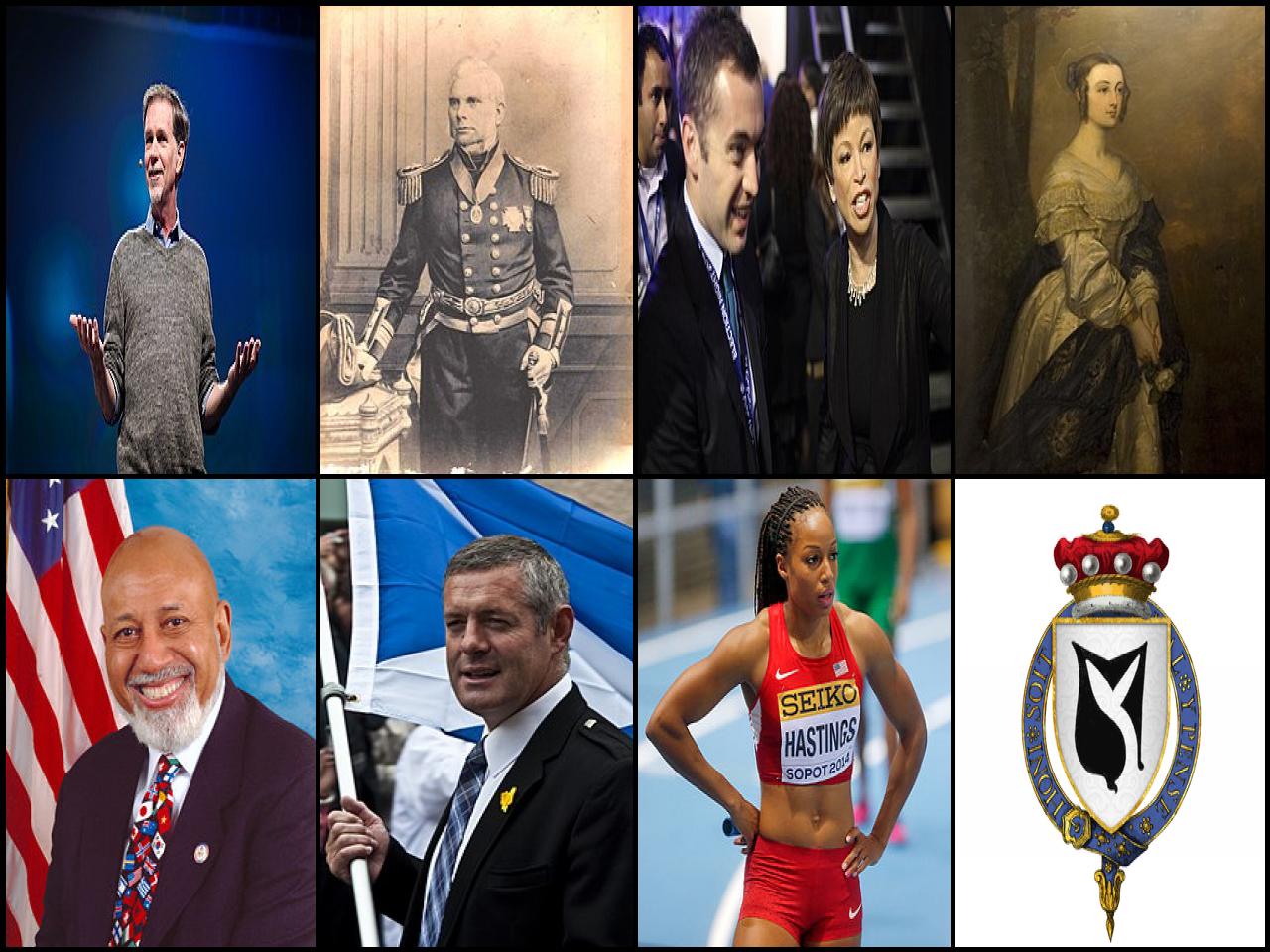 Famous People with surname Hastings