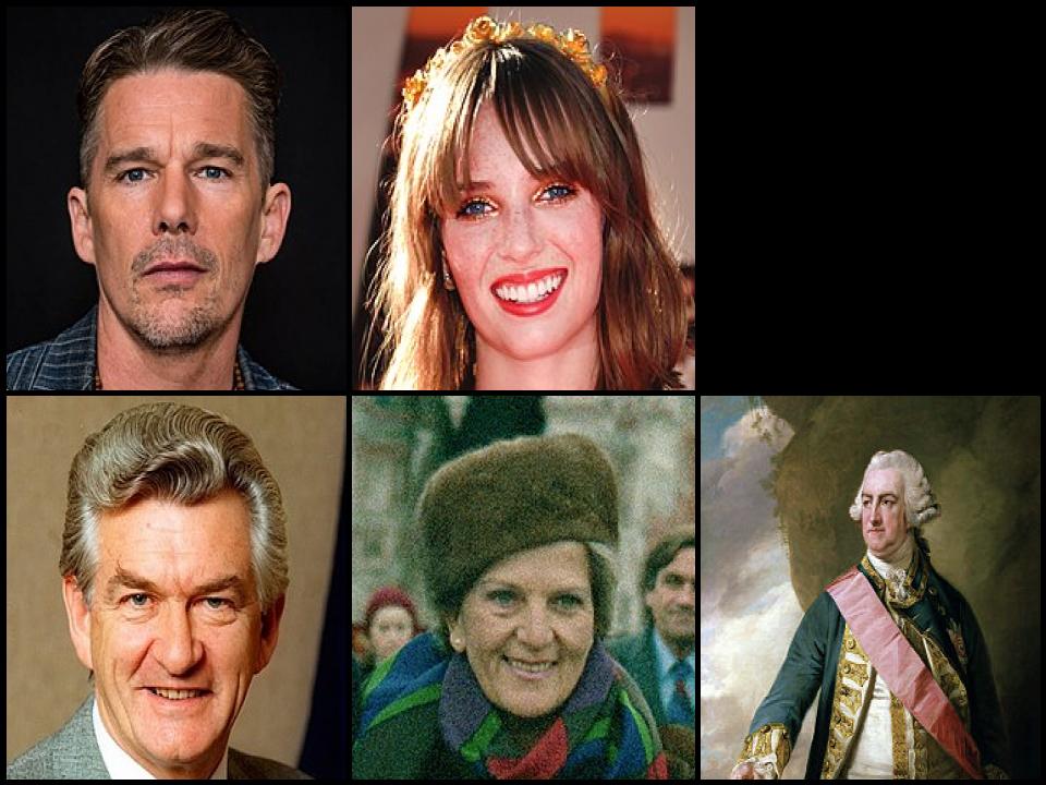 Famous People with surname Hawke