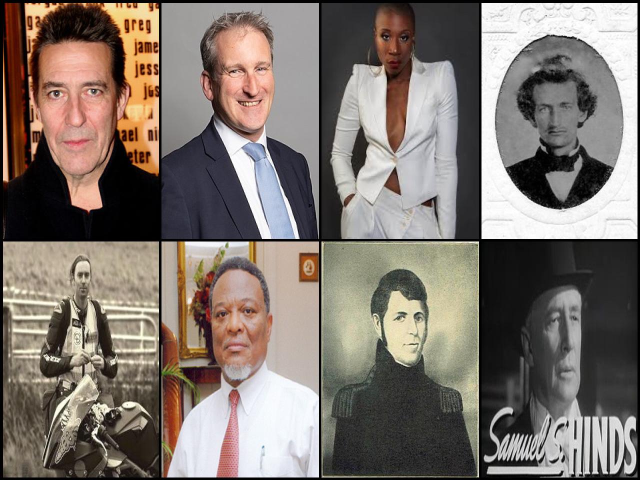 Famous People with surname Hinds