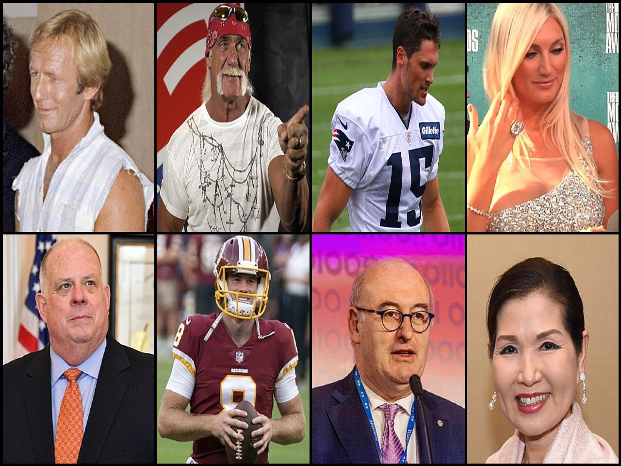 Famous People with surname Hogan