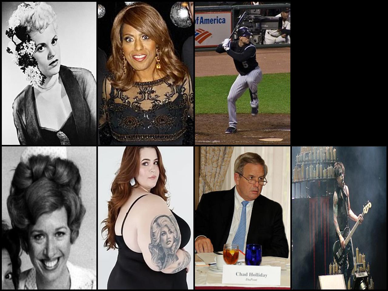 Famous People with surname Holliday