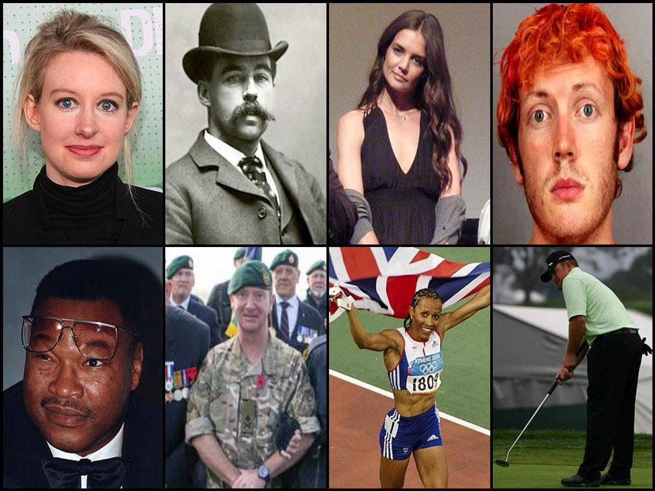 Famous People with surname Holmes