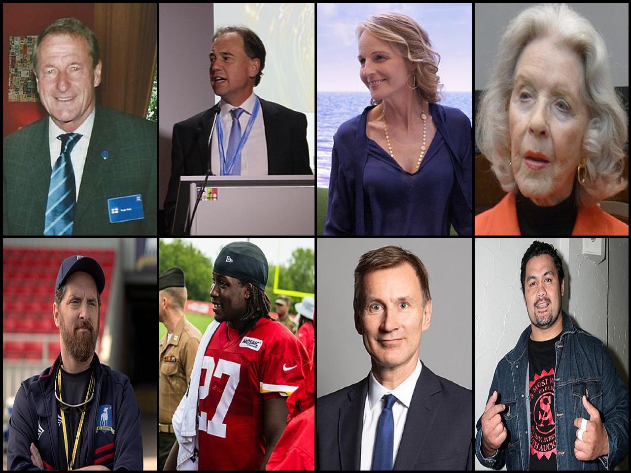 Famous People with surname Hunt