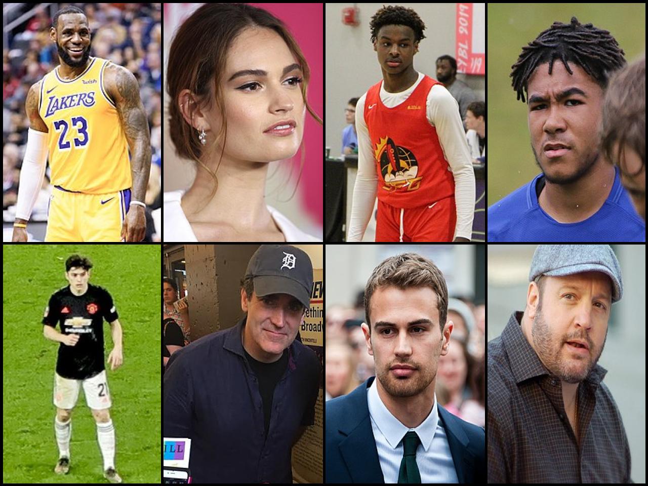 Famous People with surname James